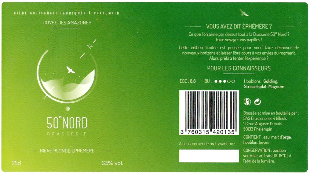 Etiquette BRASSERIE LES 4 TILLEULS 03