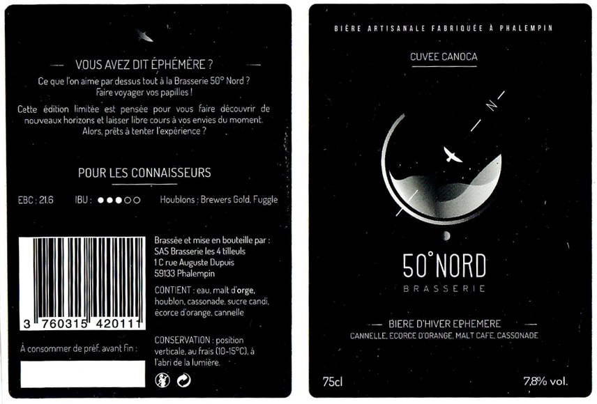 Etiquette BRASSERIE LES 4 TILLEULS 06