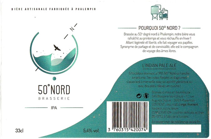 Etiquette BRASSERIE LES 4 TILLEULS 09