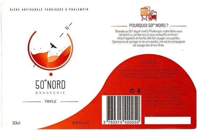 Etiquette BRASSERIE LES 4 TILLEULS 12