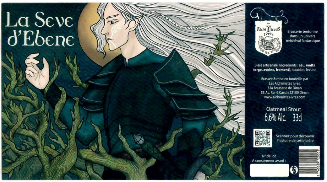 Etiquette BRASSERIE LES ALCHIMISTES IVRES 01