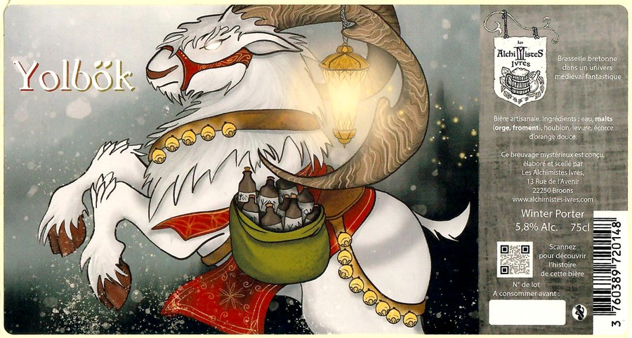 Etiquette BRASSERIE LES ALCHIMISTES IVRES 09