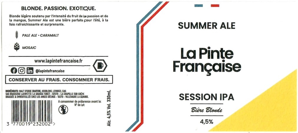 Etiquette BRASSERIE LES ANGES DECHUS 02