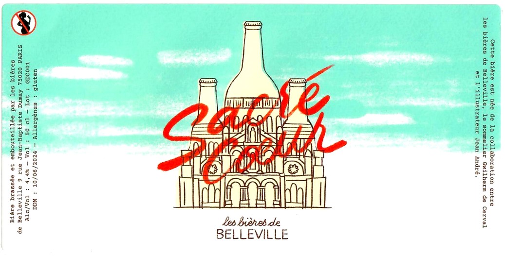 Etiquette BRASSERIE LES BIERES DE BELLEVILLE 02