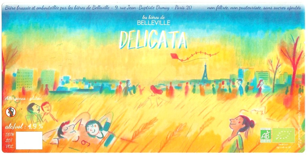 Etiquette BRASSERIE LES BIERES DE BELLEVILLE 03