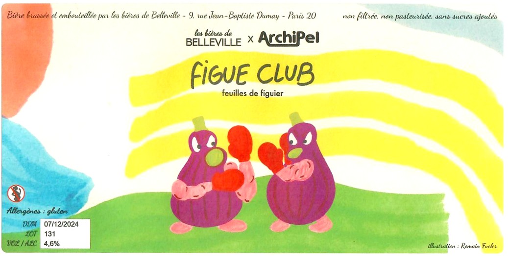 Etiquette BRASSERIE LES BIERES DE BELLEVILLE 04