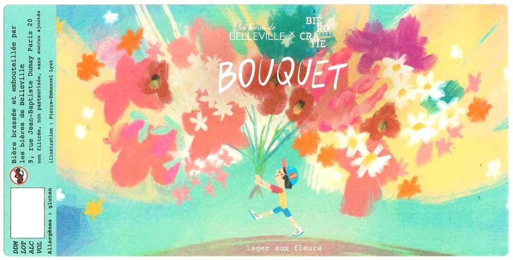 Etiquette BRASSERIE LES BIERES DE BELLEVILLE 12