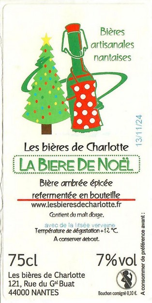 Etiquette BRASSERIE LES BIERES DE CHARLOTTE 13