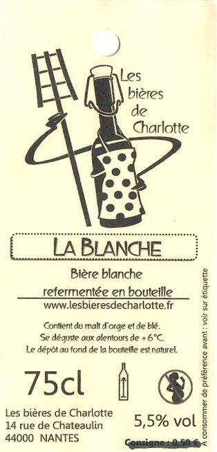 Etiquette BRASSERIE LES BIERES DE CHARLOTTE 19
