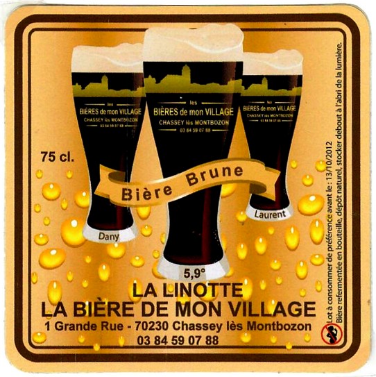 Etiquette BRASSERIE LES BIERES DE MON VILLAGE 05