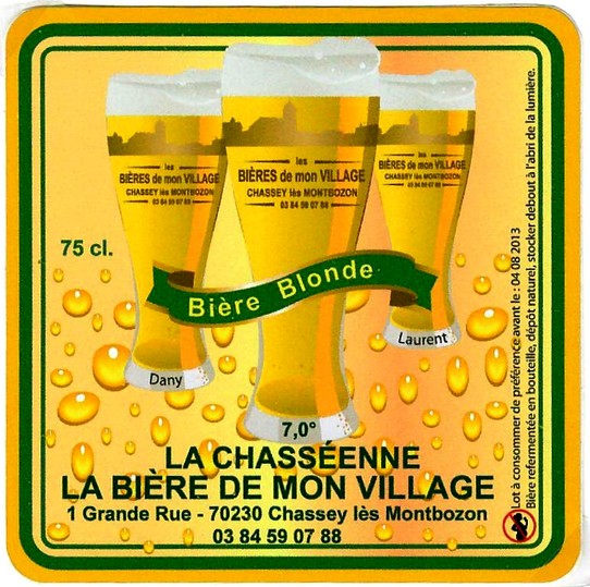 Etiquette BRASSERIE LES BIERES DE MON VILLAGE 07