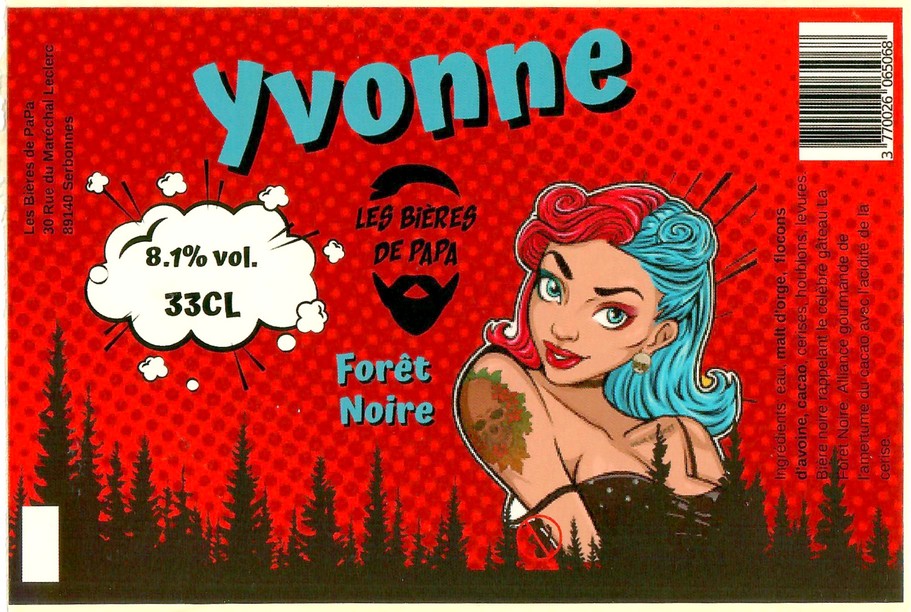 Etiquette BRASSERIE LES BIERES DE PAPA 01