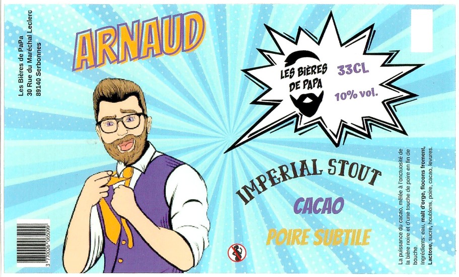 Etiquette BRASSERIE LES BIERES DE PAPA 05