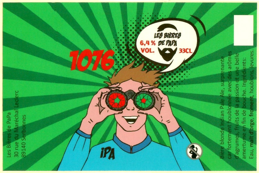 Etiquette BRASSERIE LES BIERES DE PAPA 10