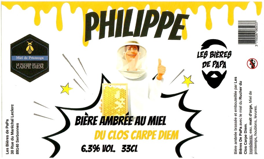 Etiquette BRASSERIE LES BIERES DE PAPA 11