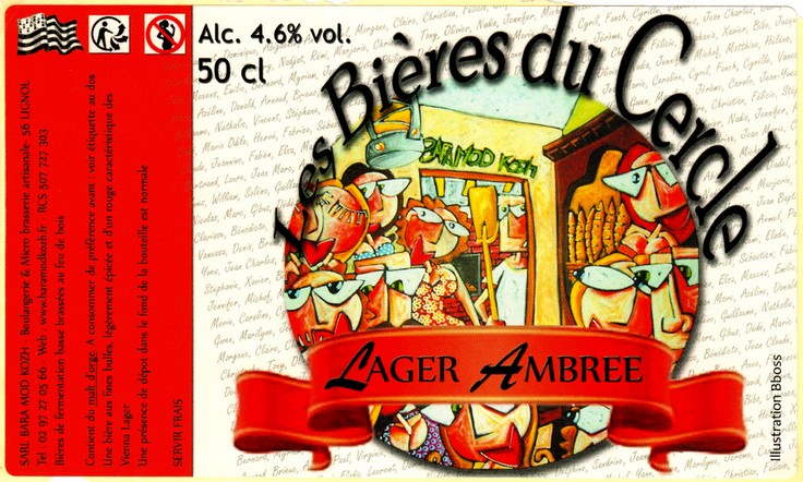 etiquette BRASSERIE LES BIERES DU CERCLE 02