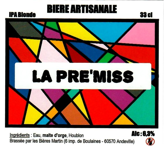 etiquette BRASSERIE LES BIERES MARTIN 02