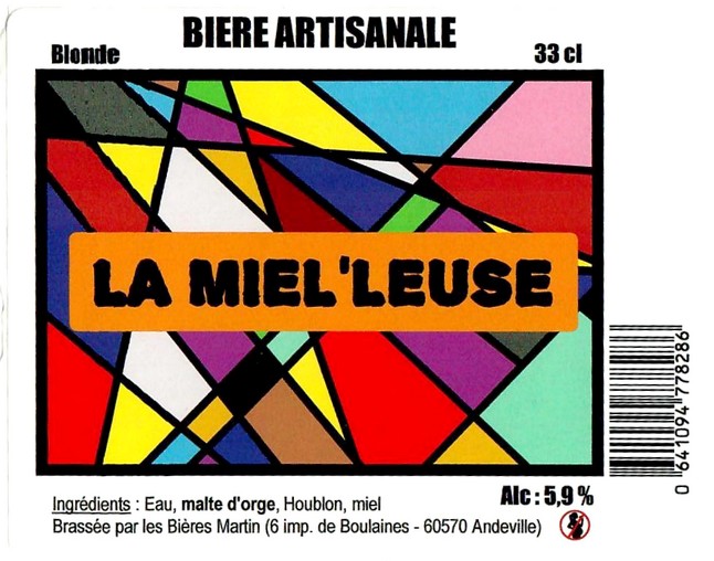 Etiquette BRASSERIE LES BIERES MARTIN 07