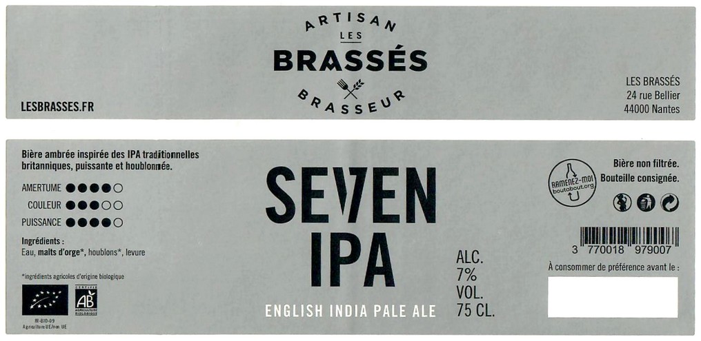 Etiquette BRASSERIE LES BRASSES 04