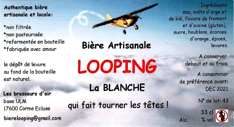 etiquette BRASSERIE LES BRASSEURS D'AIR 01