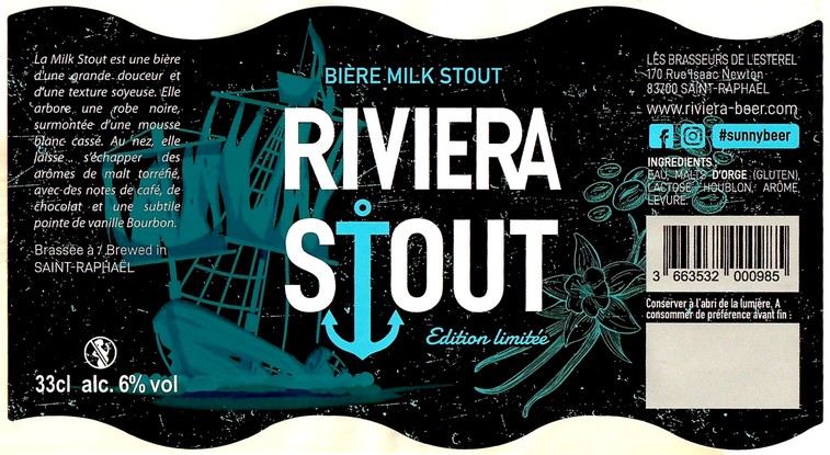 Etiquette BRASSERIE LES BRASSEURS DE L'ESTEREL 14