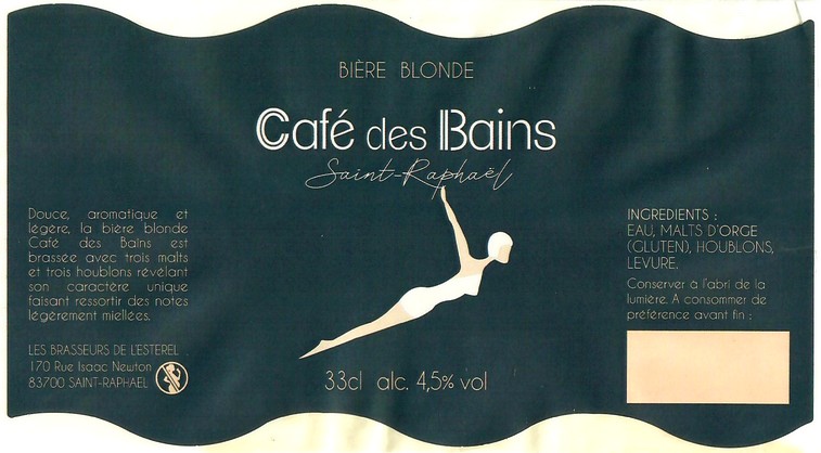 Etiquette BRASSERIE LES BRASSEURS DE L'ESTEREL 16