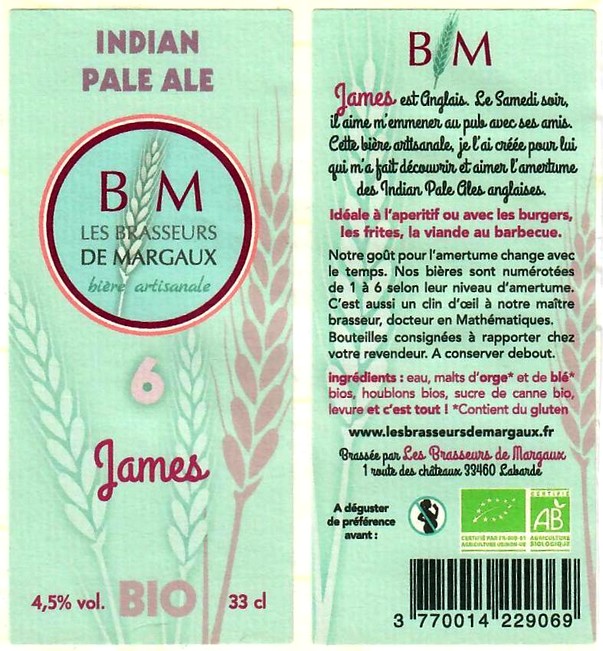 etiquette LES BRASSEURS DE MARGAUX 07