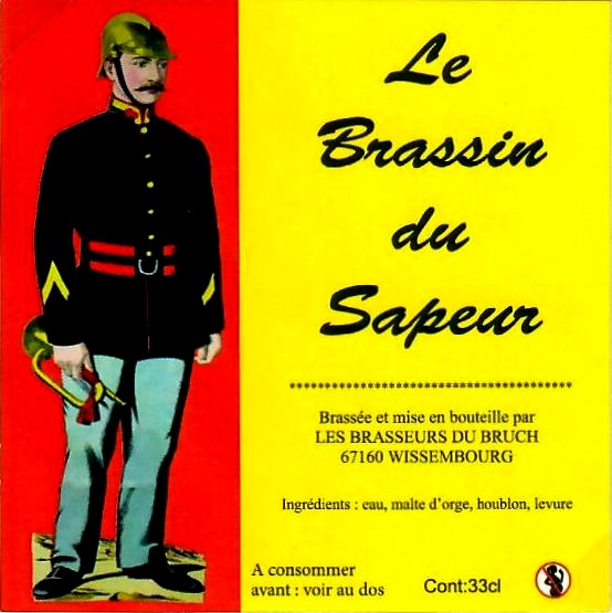 etiquette BRASSERIE LES BRASSEURS DU BRUCH 01