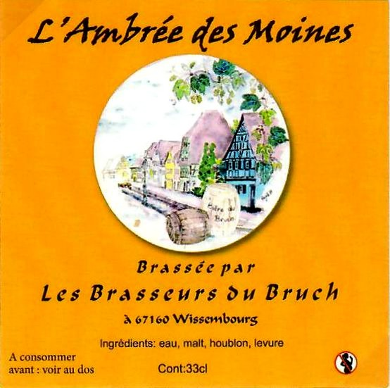 etiquette BRASSERIE LES BRASSEURS DU BRUCH 03