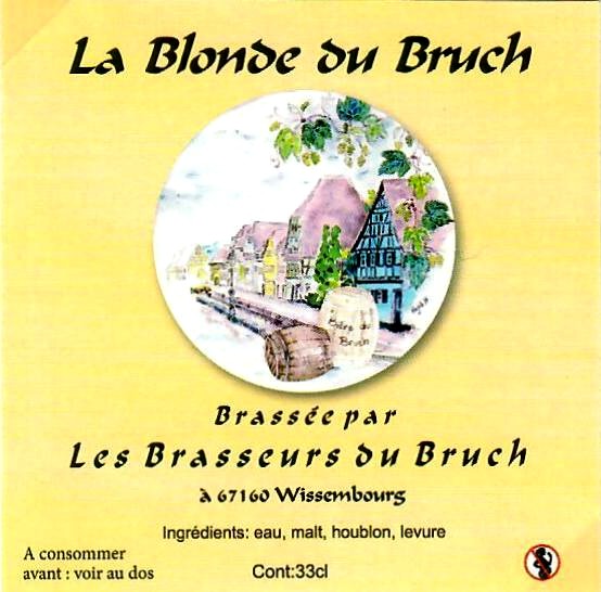 etiquette BRASSERIE LES BRASSEURS DU BRUCH 04