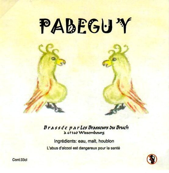 etiquette BRASSERIE LES BRASSEURS DU BRUCH 06