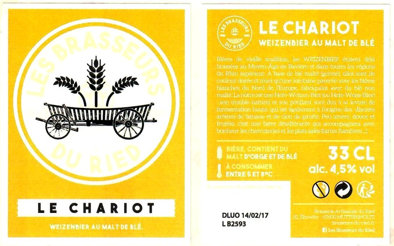 etiquette BRASSERIE LES BRASSEURS DU RIED 03