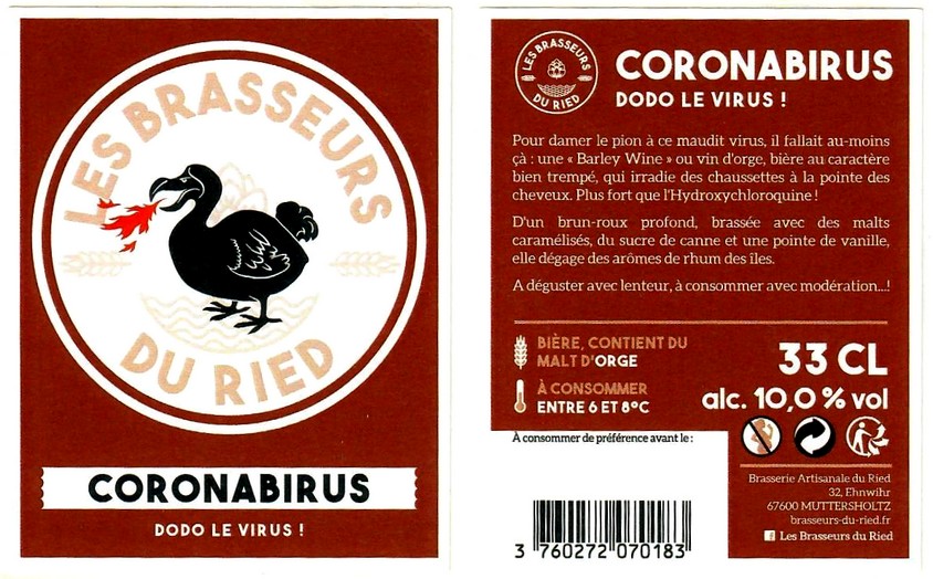 Etiquette LES BRASSEURS DU RIED 16