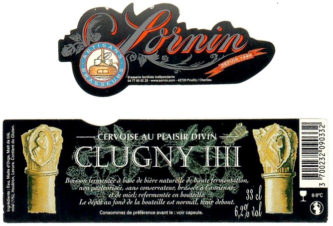 etiquette BRASSERIE LES BRASSEURS DU SORNIN 106