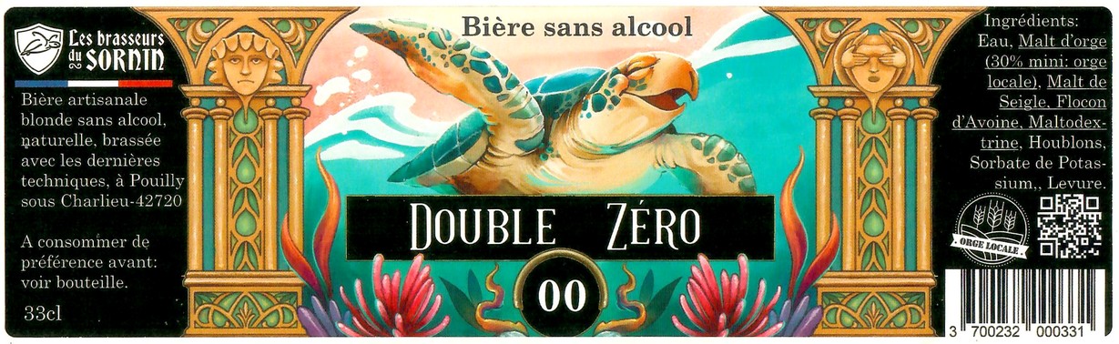 Etiquette BRASSERIE LES BRASSEURS DU SORNIN 118