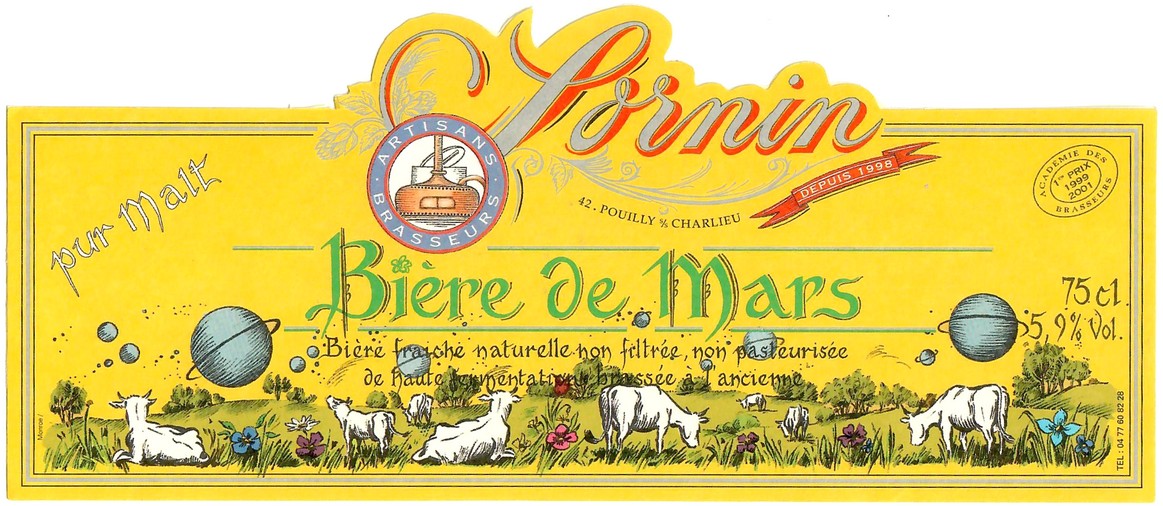 Etiquette BRASSERIE LES BRASSEURS DU SORNIN 119