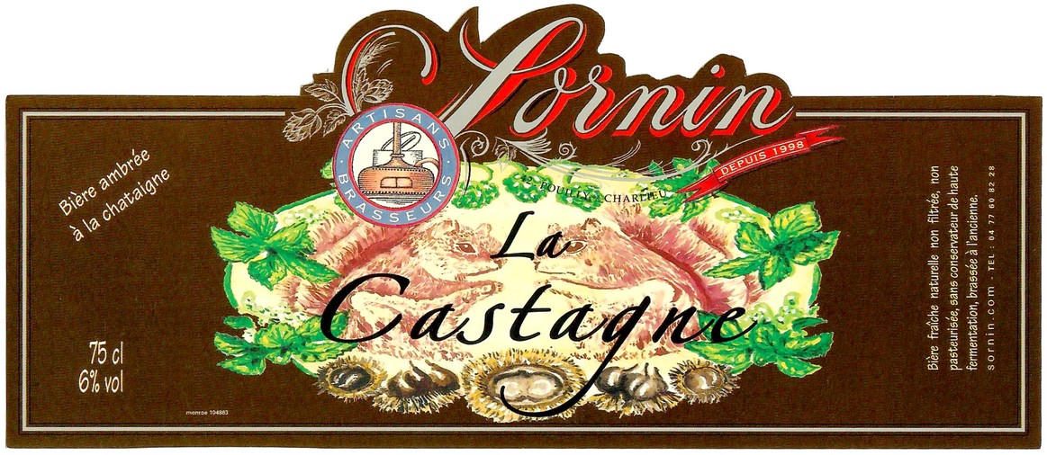 Etiquette BRASSERIE LES BRASSEURS DU SORNIN 120