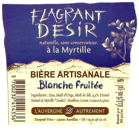 Etiquette BRASSERIE LES BRASSEURS DU SORNIN 122