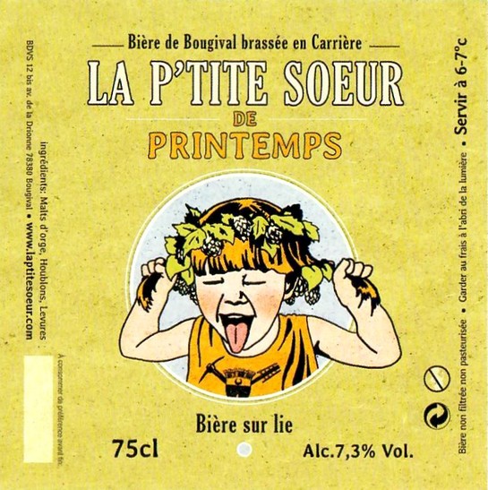 Etiquette BRASSERIE LES BRASSEURS DU VAL DE SEINE 01