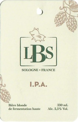 Etiquette BRASSERIE LES BRASSEURS SOLOGNOTS 06