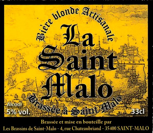 Etiquette BRASSERIE LES BRASSINS DE SAINT MALO 10