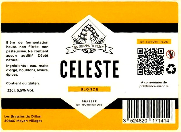 etiquette BRASSERIE LES BRASSINS DU DILLON 13