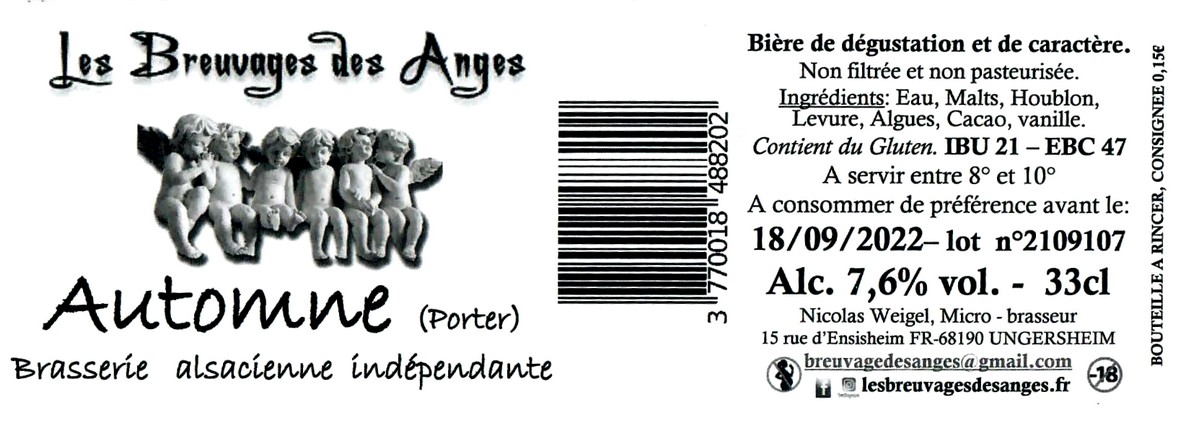 etiquette BRASSERIE LES BREUVAGES DES ANGES 04