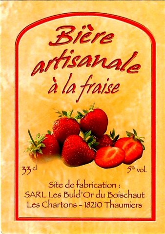 etiquette BRASSERIE LES BULD'OR DE BOISCHAUT 19