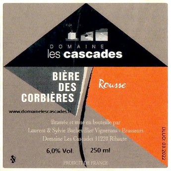 Etiquette BRASSERIE LES CASCADES 13