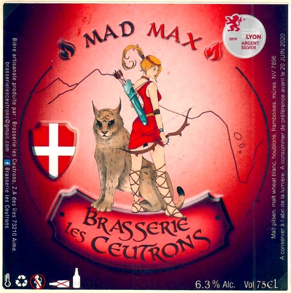 Etiquette BRASSERIE LES CEUTRONS 01