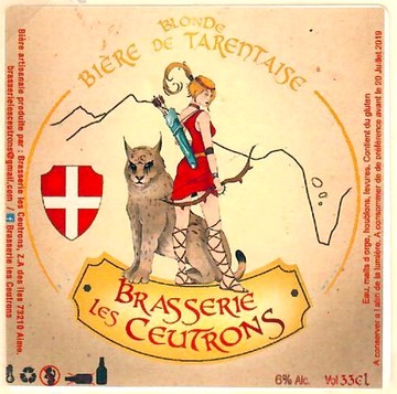 Etiquette BRASSERIE LES CEUTRONS 03
