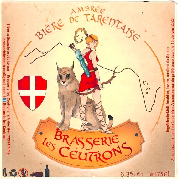 Etiquette BRASSERIE LES CEUTRONS 06