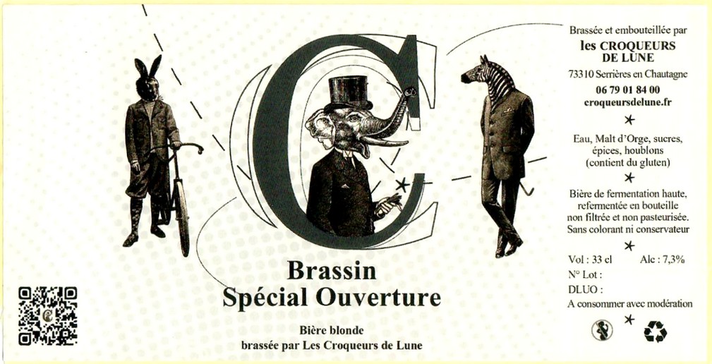 Etiquette BRASSERIE LES CROQUEURS DE LUNE 13