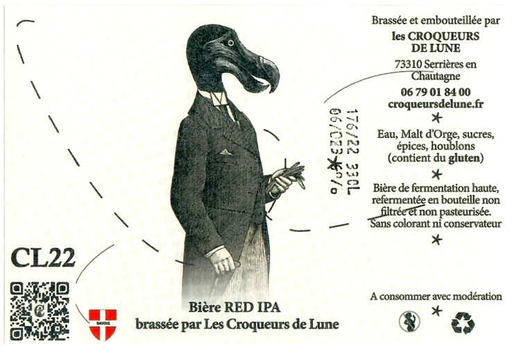 Etiquette BRASSERIE LES CROQUEURS DE LUNE 15